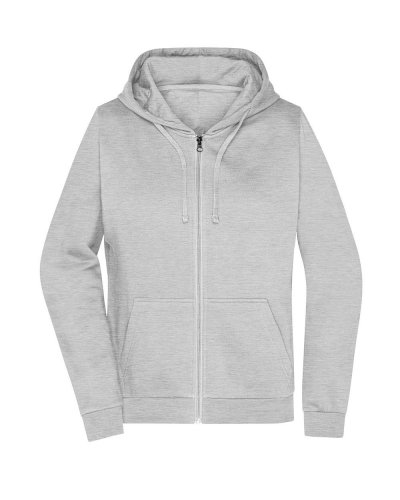Promo Zip Hoody Lady Grey Heather