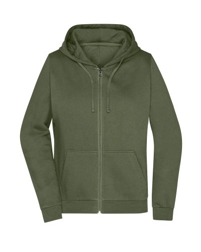 Promo Zip Hoody Lady Olive