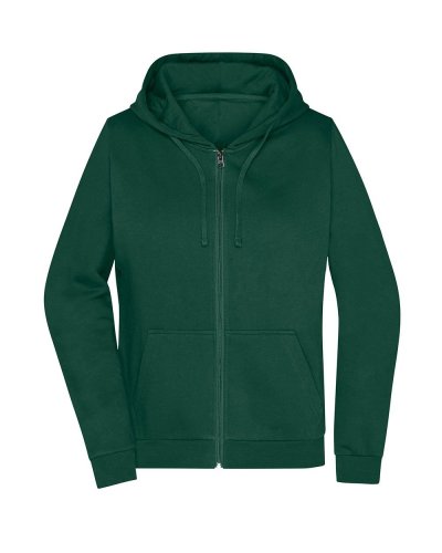 Promo Zip Hoody Lady Dark Green