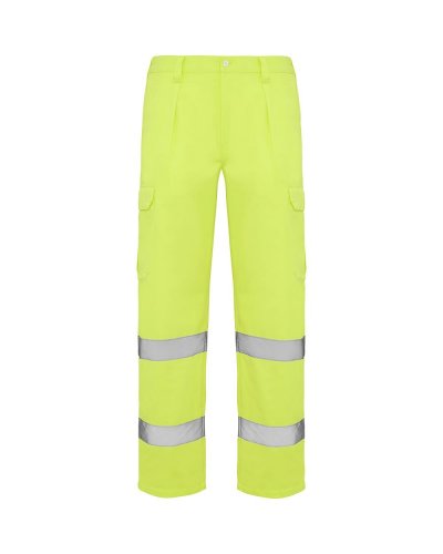 Pantaloni lungo alta visibilità Alfa Giallo Fluo