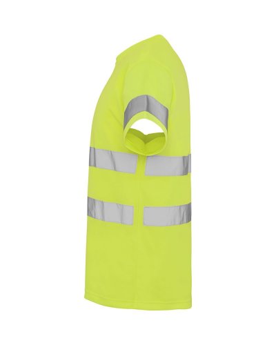 Maglia tecnica maniche corte alta visibilità Delta