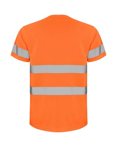 Maglia tecnica maniche corte alta visibilità Delta