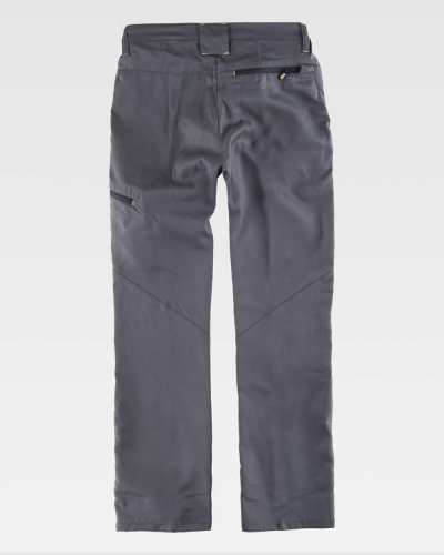Pantaloni multitasche in contrasto