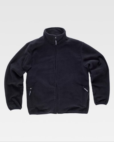 Pile zip lunga BLACK