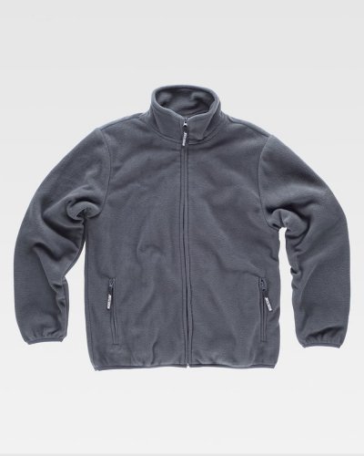 Pile zip lunga Dark Grey