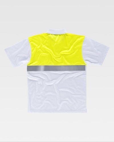 Polo antibatterica Maniche corte alta visibilità