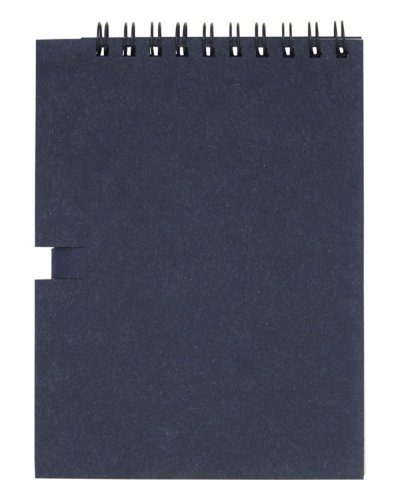 Quaderno piccolo Luciano Eco con rilegatura a spirale e matita