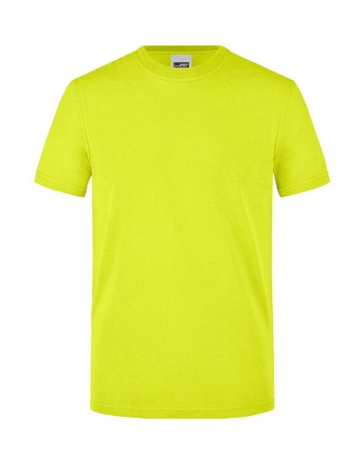 T-Shirt da uomo colori segnaletici Neon-yellow