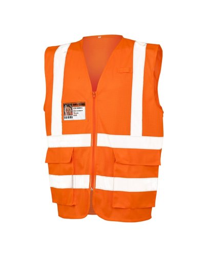 Gilet Sicurezza Executive cool Mesh  Fluorescent orange