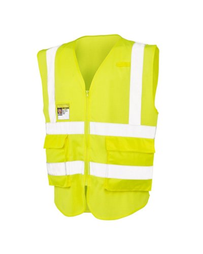 Gilet Sicurezza Executive cool Mesh  Fluorescent Yellow