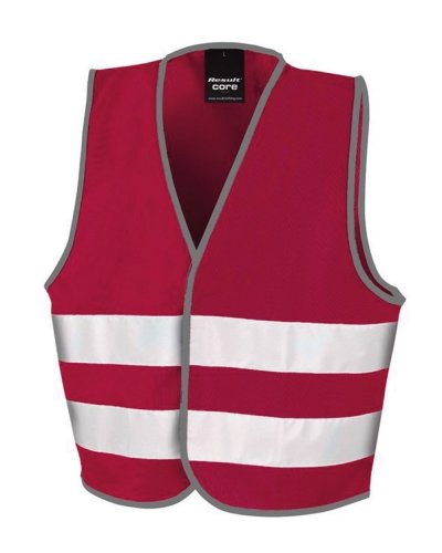 Gilet Junior maggiore visibilità Burgundy