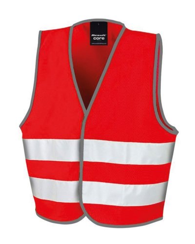 Gilet Junior maggiore visibilità Red