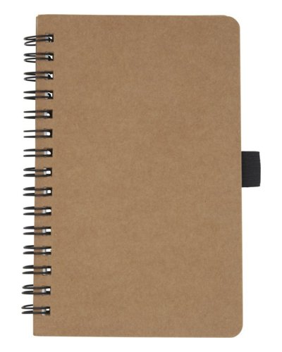 Quaderno Cobble A6 con spirale in cartone riciclato e carta di pietra
