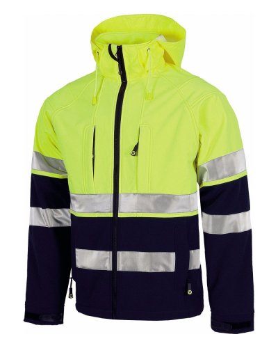 Giacca Workshell alta visibilità