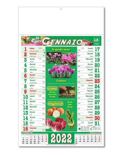 Calendario Orto E Giardino