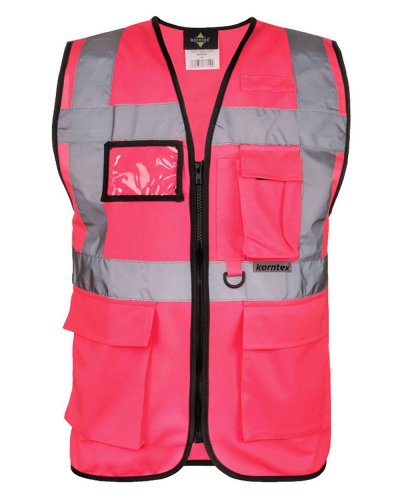 Multi Functional Vest 'Berlin' Neon Pink