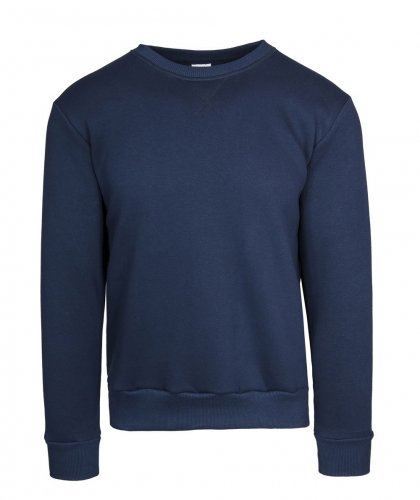 Felpa soft girocollo Blu Navy