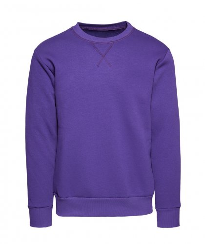 Felpa soft girocollo Viola