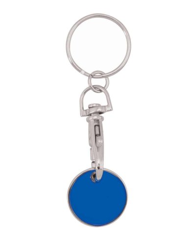 Portachiavi Gettone Euromarket Blu