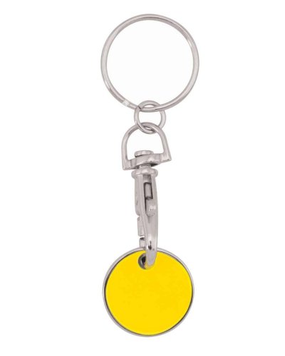 Portachiavi Gettone Euromarket Giallo