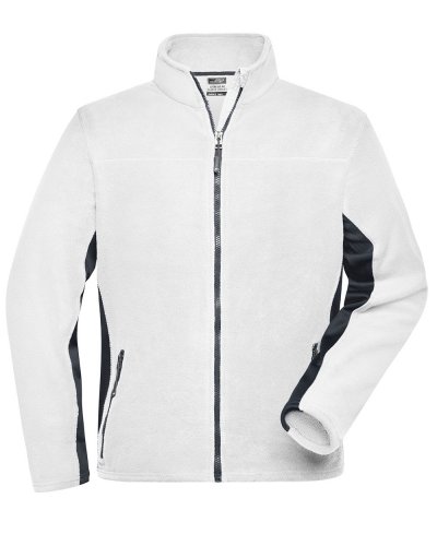 Men's Workwear Fleece Jacket - Strong White/Carbon