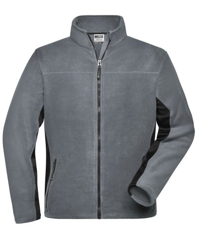 Men's Workwear Fleece Jacket - Strong Carbon/Black