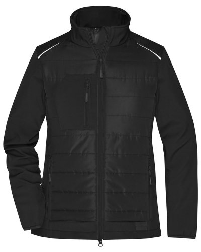 Ladies' Hybrid Jacket Black / Black