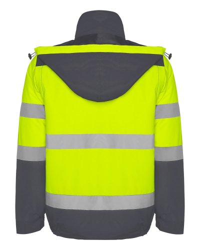 Parka alta visibilità combinazione a due colori Epysilon