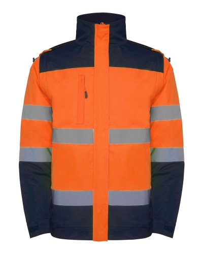 Parka alta visibilità combinazione a due colori Epysilon