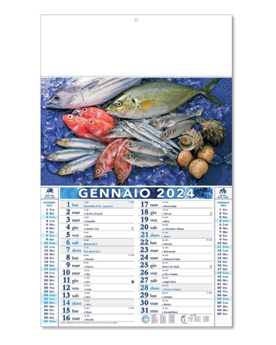 Calendario Pesce Crudo