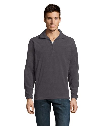 Felpa unisex in pile Ness Antracite