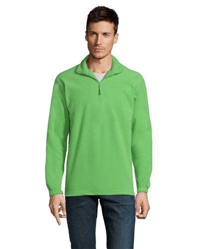 Felpa unisex in pile Ness Verde Lime