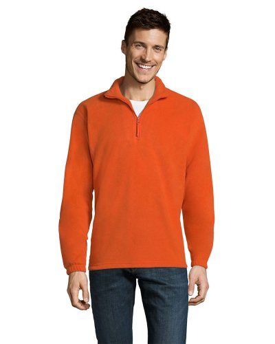 Felpa unisex in pile Ness Arancione