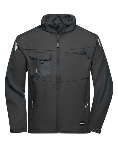 Workwear Softshell Jacket - Strong Black / Black