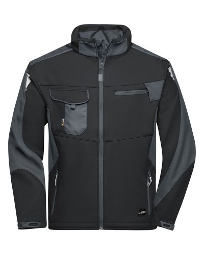 Workwear Softshell Jacket - Strong Black / Carbon