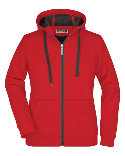 Ladies' Doubleface Jacket Red / Carbon