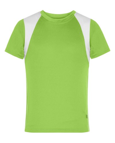 T-shirt Running-T Junior Lime Green/White
