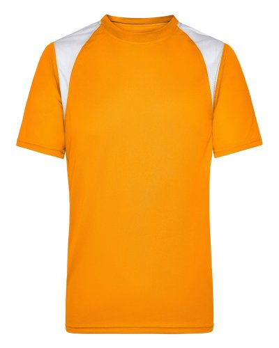 T-shirt uomo running t Orange/White
