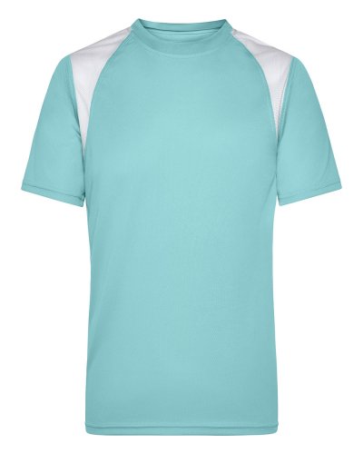 T-shirt uomo running t Mint/white