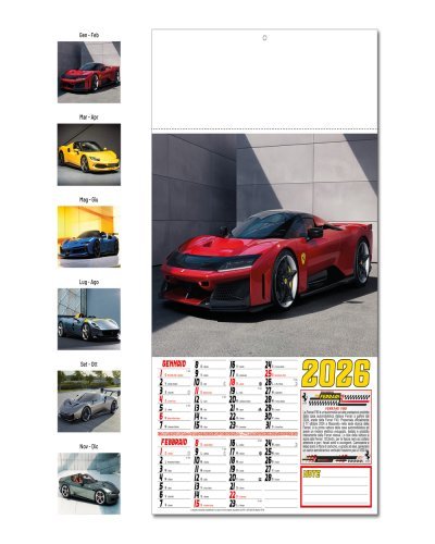 Calendario Il Mito Ferrari