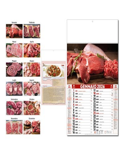 Calendario Carne Cruda
