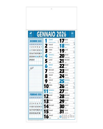 Calendario olandese note