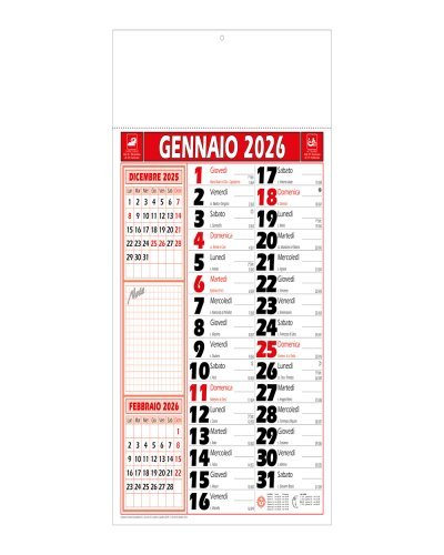 Calendario olandese note