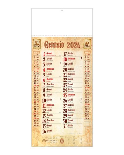 Calendario olandese anticato