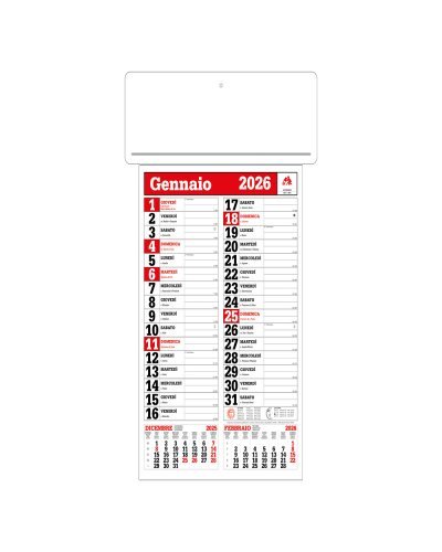 Calendario olandesino R/N passafoglio