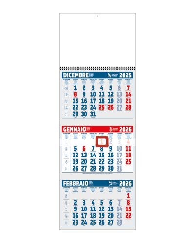 Calendario Trittico intero