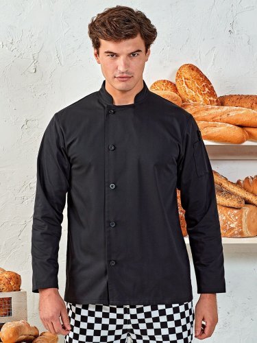 Giacca Chef a manica lunga con 5 bottoni resistenti