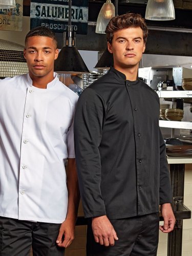 Giacca Chef a manica lunga con 5 bottoni resistenti