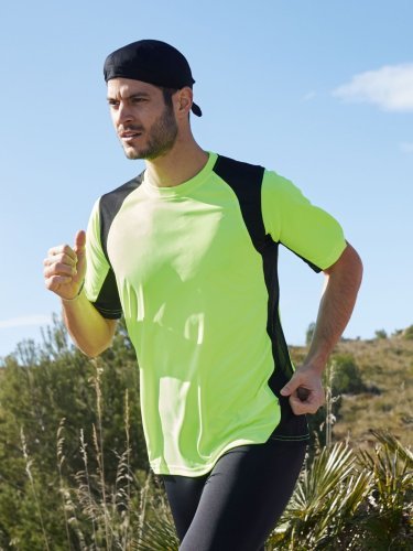 T-shirt running uomo, traspirante