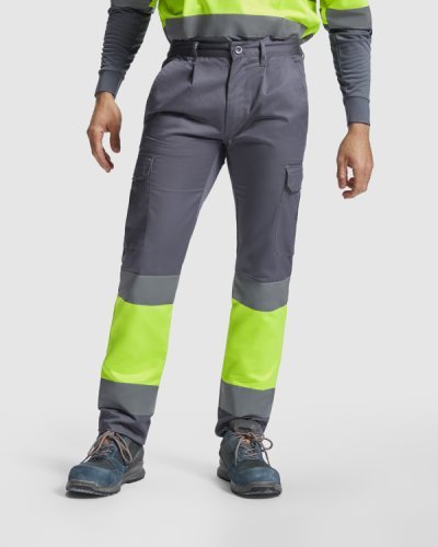 Pantaloni Invernali Alta Visibilità Soan Multitasche Bicolore